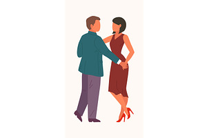 characters dancing. happy cartoon, a Person Illustration by Multigon