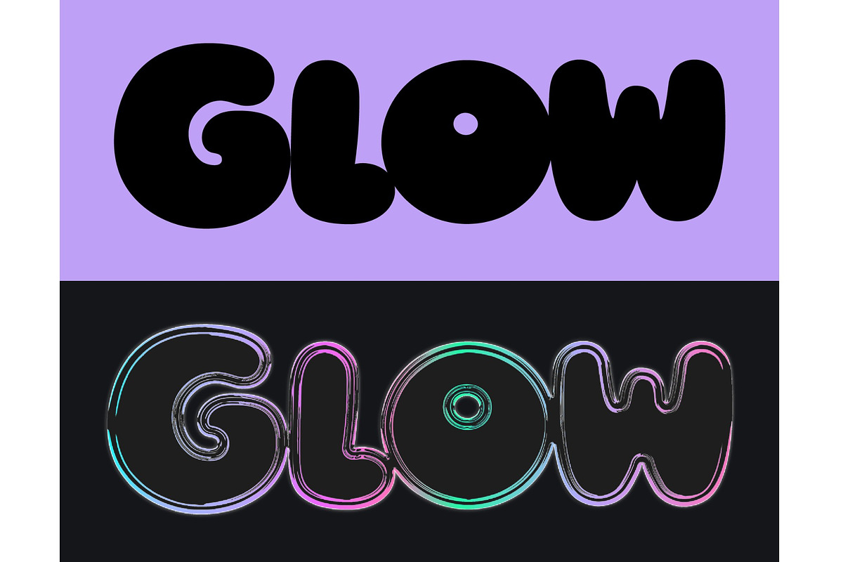 Modern Iridescent Chrome Text Effect, a Layer Style Add-On by studiogstock (Photo 2 of 2)