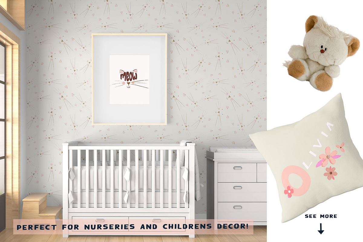 Cute Kitties Graphic Collection, an Animal Illustration by Bridgett Stahlman Design (Photo 7 of 10)
