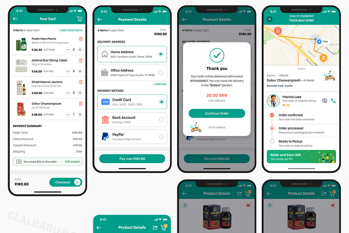 Medical Pharmacy App, a Websites & App Template by UX Design Master (Photo 14 of 15)