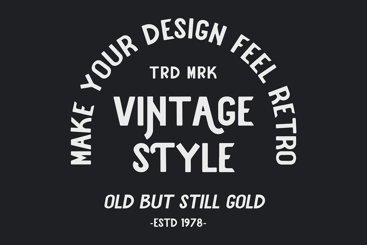 Hearing - Vintage Sans Serif Font, a Sans Serif Font by Arendxstudio (Photo 4 of 10)