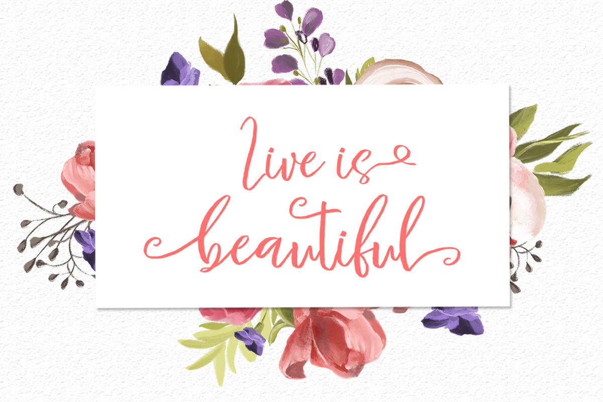 Frelline Script, a Script Font by Soft Creative (Photo 5 of 8)