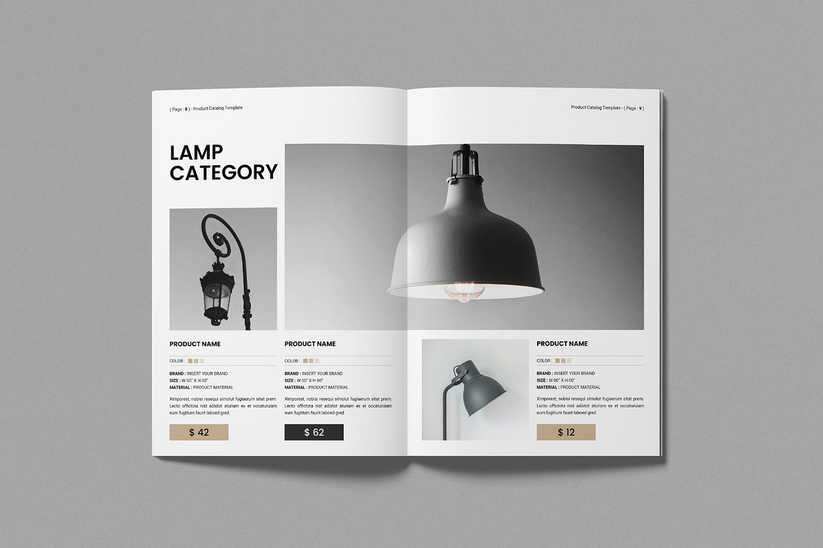 Product Catalog Template, a Brochure Template by Work-Envance (Photo 4 of 7)