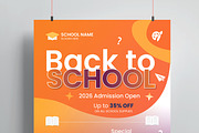 Back to School Flyer, a Flyer Template by MightyDesign (Thumbnail 2 of 8)