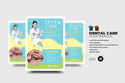 Dental Care Flyer Template, a Flyer Template by Aam360 (Thumbnail 1 of 2)