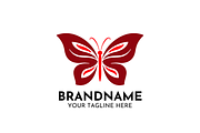 Butterfly Logo Design Nature Icon, a Branding & Logo Template by Megafox Studio (Thumbnail 1 of 2)