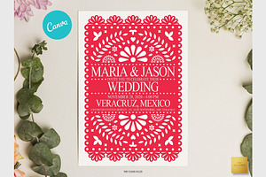 Mexican Wedding Invitation | CANVA