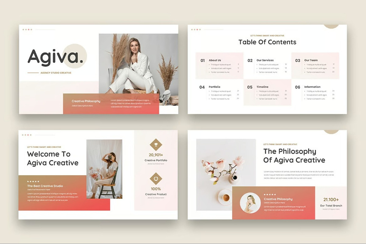 Agiva - Agency Creative GSlides, a Presentation Template by Fit-tee (Photo 3 of 6)