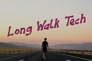 Long Walk Tech - Handwritten Font, a Handwritten Font by BeadyLab (Thumbnail 4 of 9)