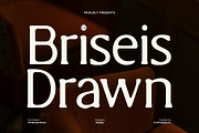 CS Briseis Drawn, a Serif Font by Craft Supply Co. (Thumbnail 1 of 8)