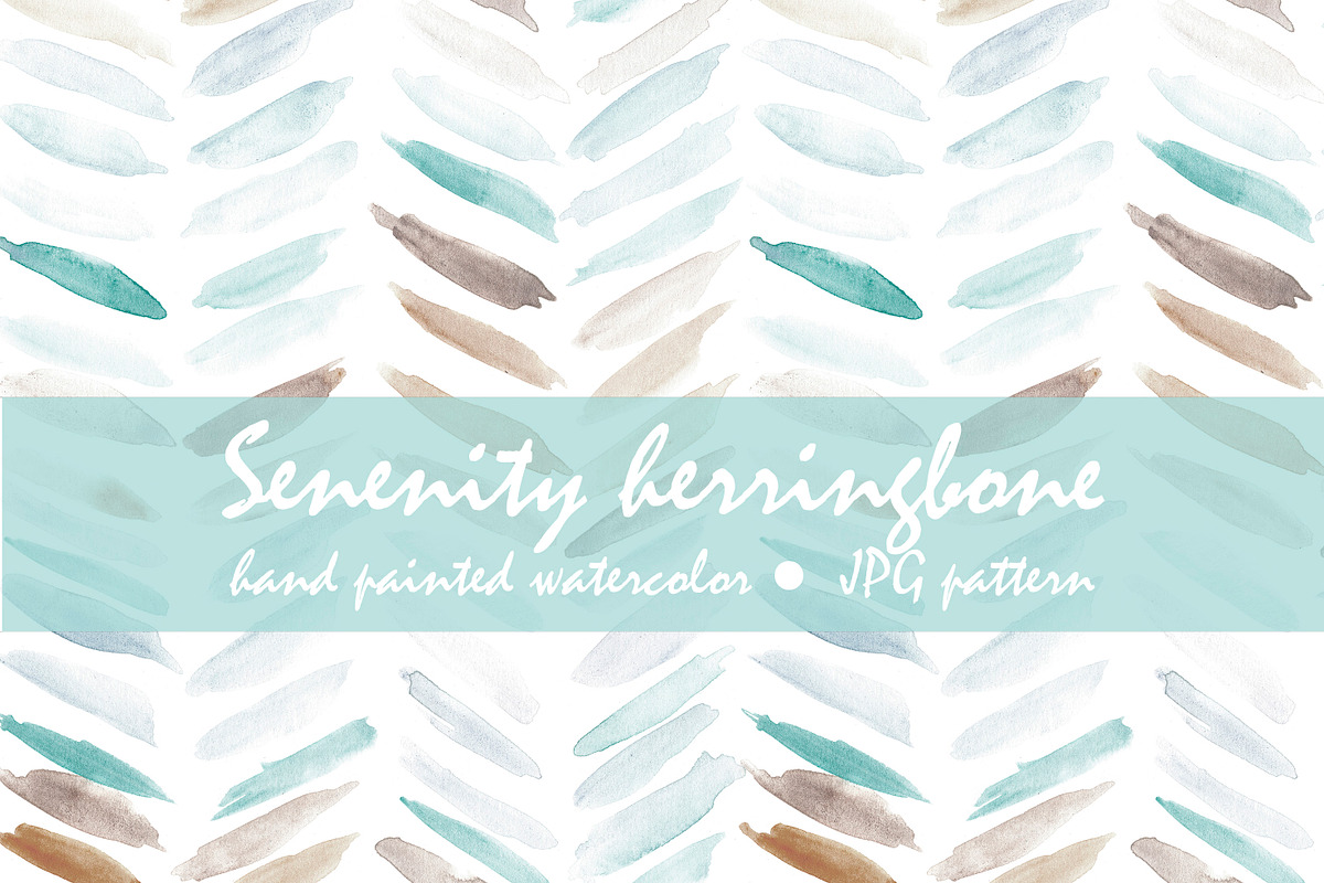 Earthy and serenity chevron pattern, a Pattern Graphic by Katerina Tova (Photo 1 of 4)