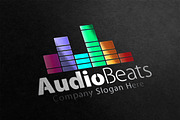 Audio Beats Logo, a Branding & Logo Template by Creative Dezing (Thumbnail 4 of 6)