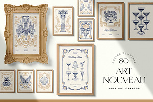 Art Nouveau Wall Art Collection