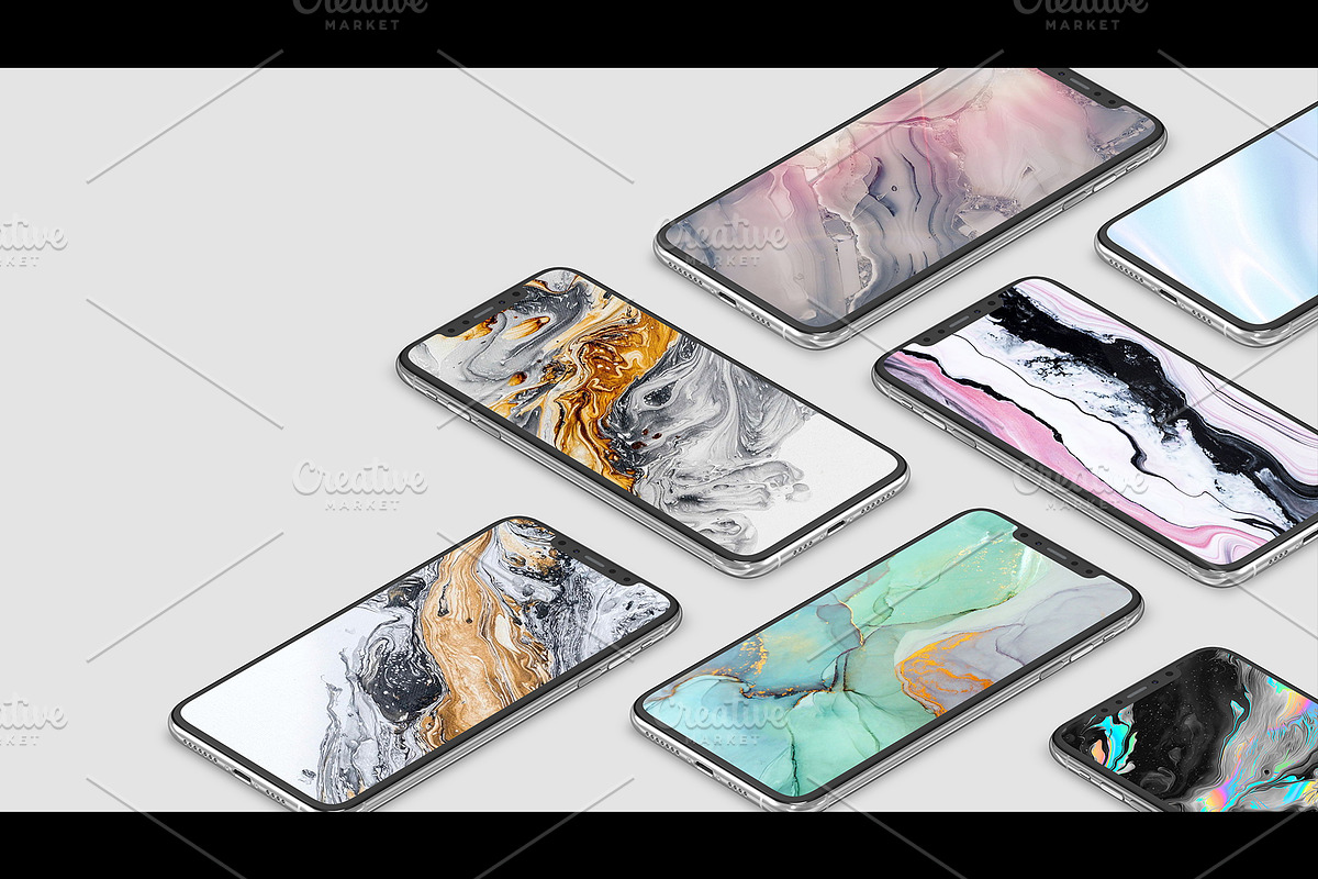 11 Device Scene PSD Mockup Col, an Object Graphic by Sinlatown (Photo 5 of 14)