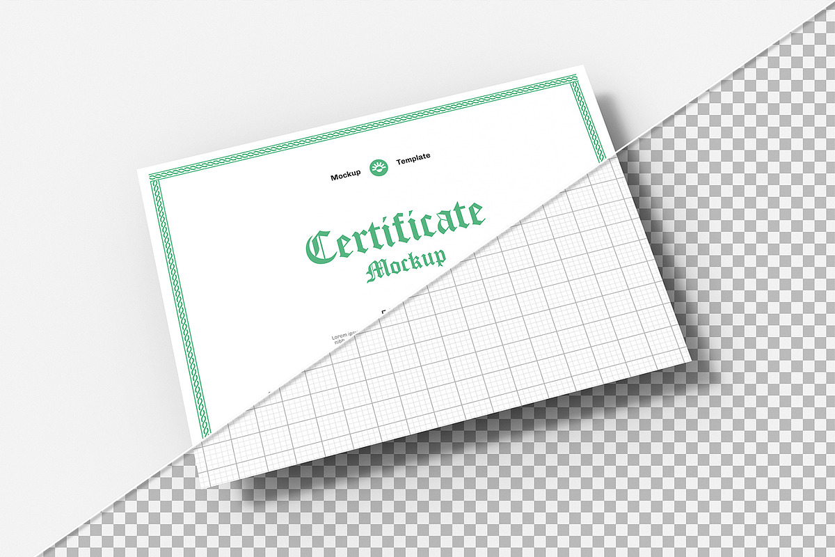 Editable Certificate Mockup Design, a Product Mockup by graphypix (Photo 3 of 4)