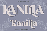 Kanilia | Modern Branding Font, a Serif Font by MchCrafter (Thumbnail 1 of 12)