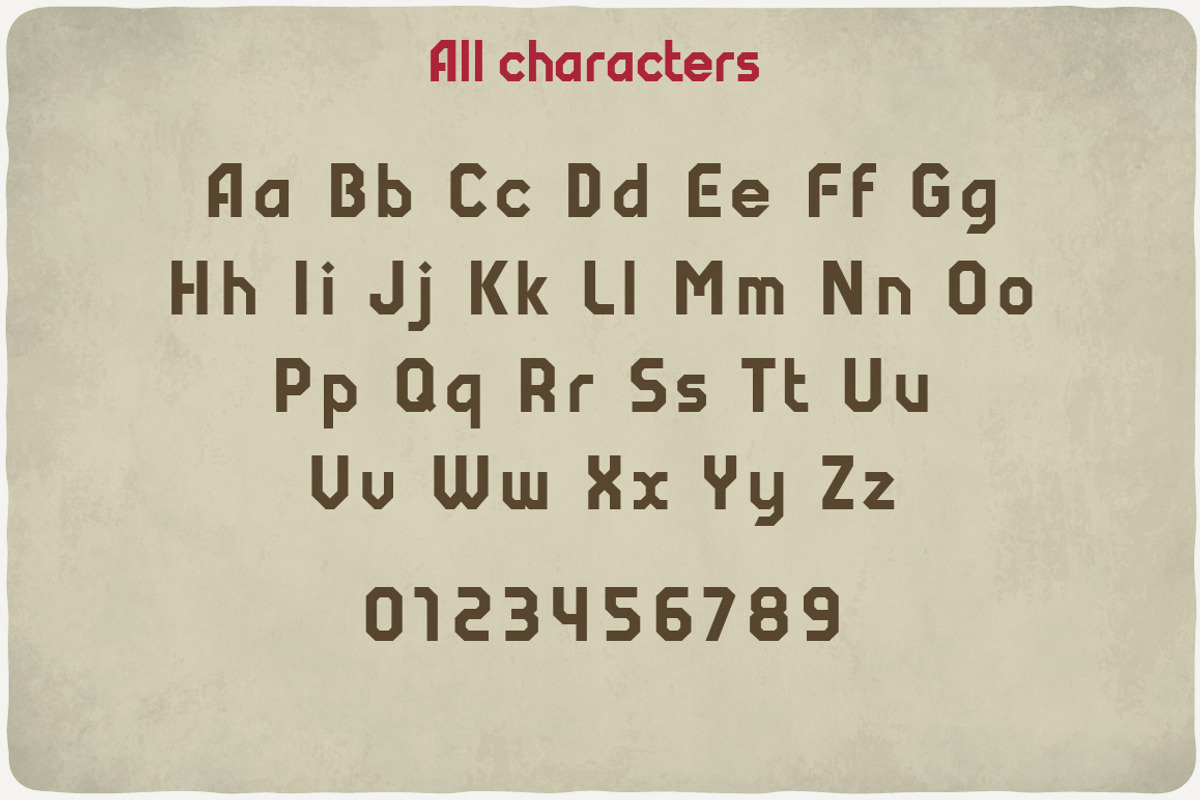 Old Barrel typeface preview 2