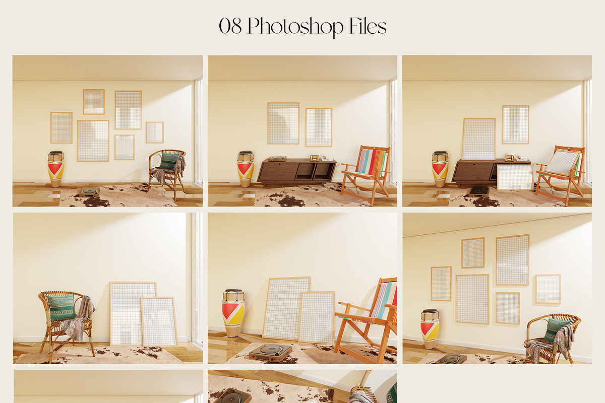 Retro - Frame Mockup Scene, a Product Mockup by Momogi (Photo 10 of 10)