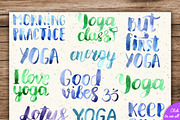 Watercolor Yoga Asanas, a Healthcare Illustration by Pippi Draws (Thumbnail 3 of 9)