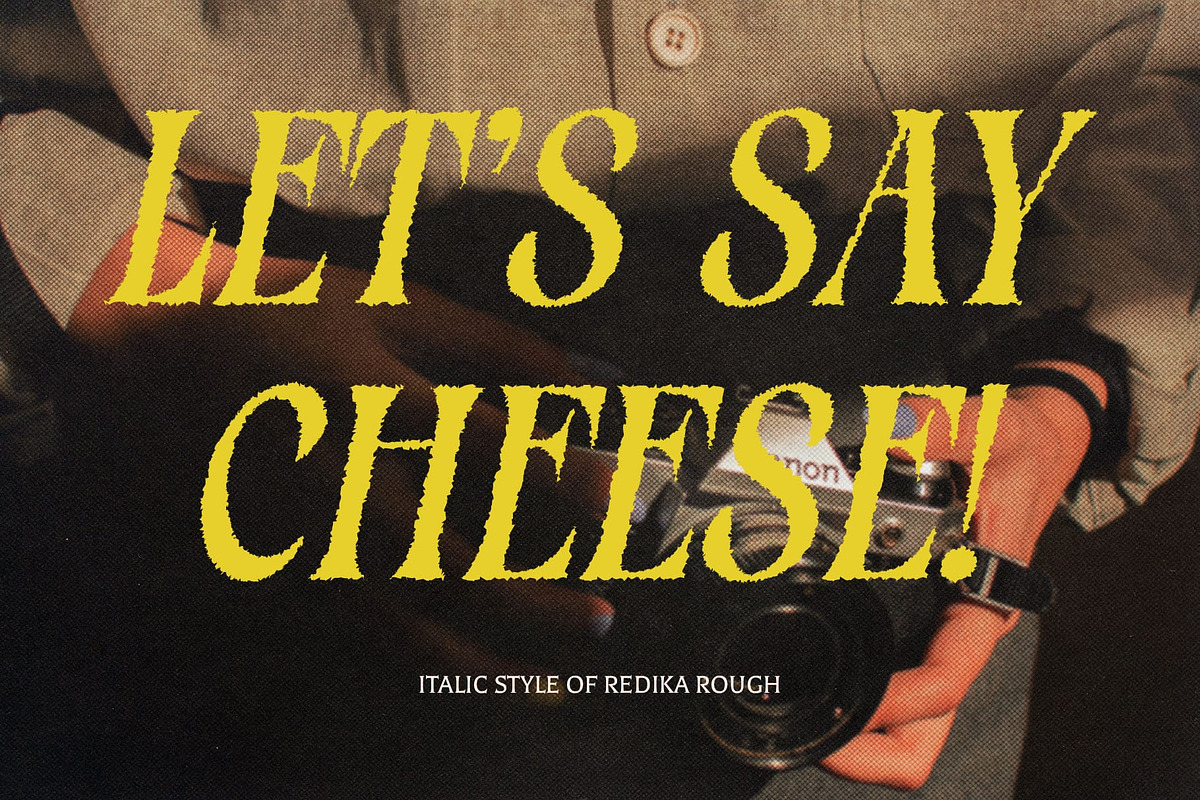 Redika Rough, a Serif Font by Craft Supply Co. (Photo 2 of 8)