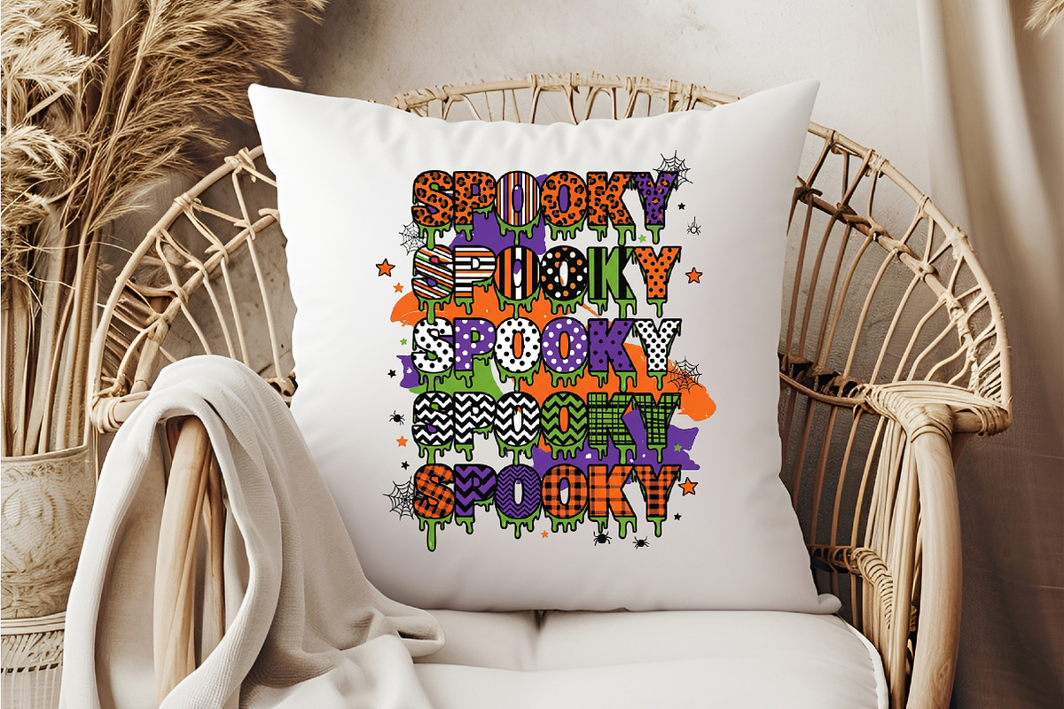 Preppy Halloween Spooky Png, an Illustration by DreamCafeArt (Photo 6 of 7)