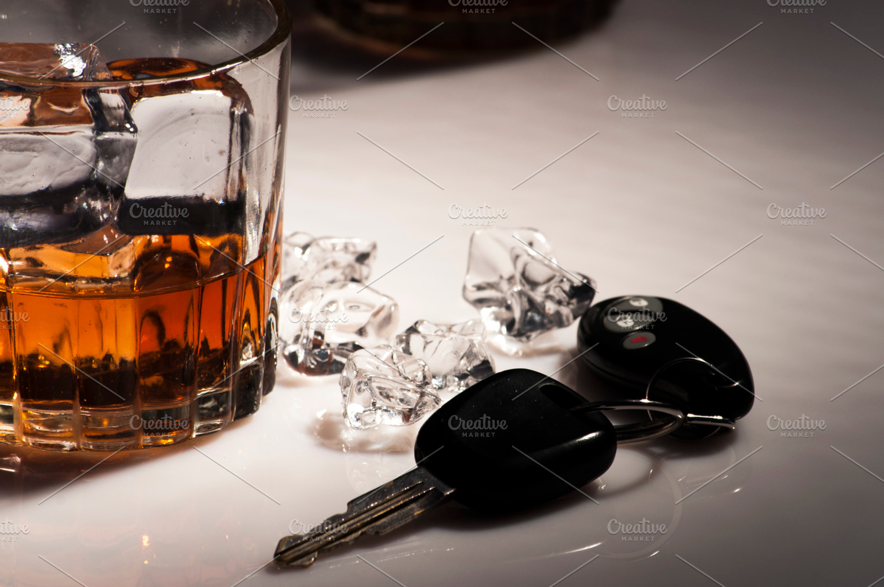 Wine Glass With Keys