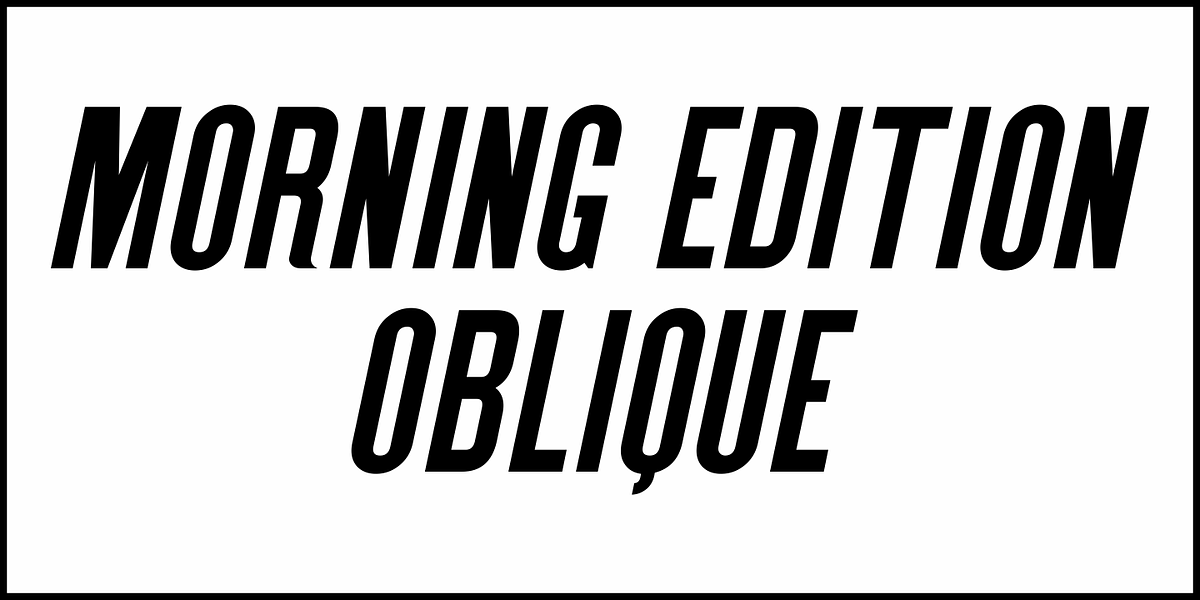 Morning Edition JNL, a Sans Serif Font by Jeff Levine Fonts (Photo 4 of 5)