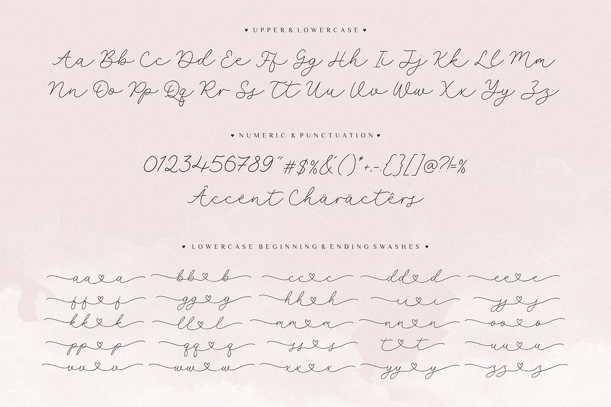 selyna avelyn - Lovely Handwritten, a Script Font by Balpirick Studio (Photo 6 of 7)