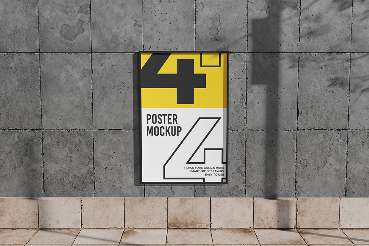 Poster Mockup, a Product Mockup by MrLetters (Photo 4 of 6)