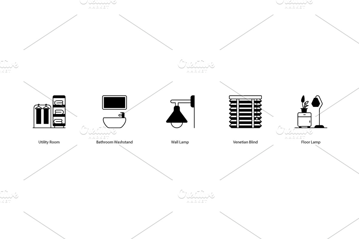 interior Design icons, an Icon by Vector Squad (Photo 5 of 5)