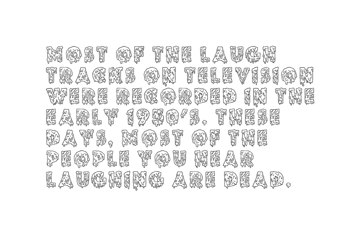 SLURM, a Font by Loudoun Design Co. (Photo 6 of 6)
