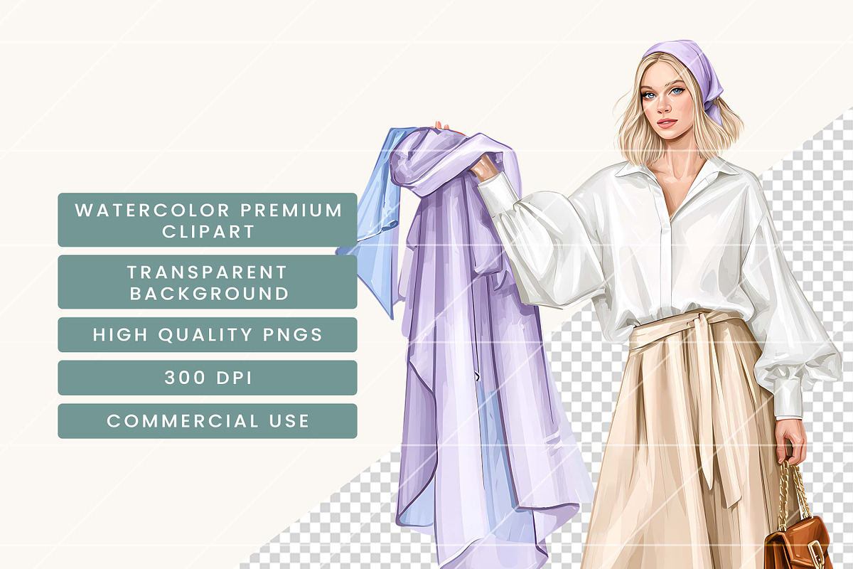 Elegant Wedding Gala Clipart, a Person Illustration by BusyDaydesign (Photo 7 of 9)