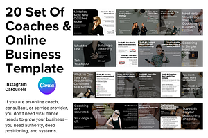 20 Set Of Online Coaches Carousels