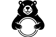 Cute Bear Silhouette Vector Bundle, a Person Illustration by Designer_Momina (Thumbnail 7 of 31)
