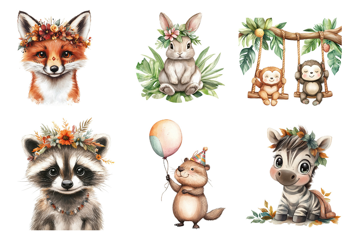 Cute Fruit Clipart,Kawaii Fruits Cli, an Illustration by CreationArt (Photo 2 of 5)