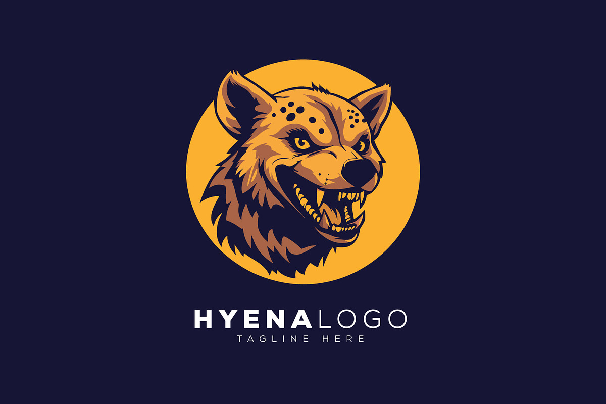 Hyena Logo, a Branding & Logo Template by Xoovion
