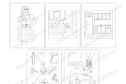 Coloring Book Summer 2, a Person Illustration by GlamArtZhanna (Thumbnail 2 of 6)