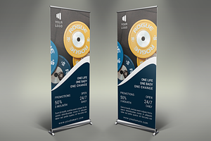 Gym - Roll Up Banner