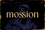 Mossion | Luxury and Elegant Font, a Sans Serif Font by Auratype (Thumbnail 1 of 8)