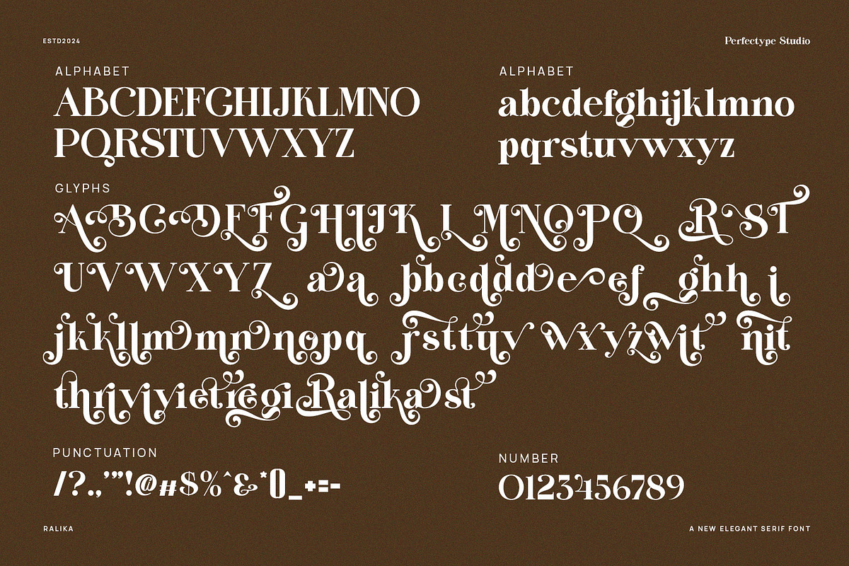 Ralika Ligature Serif Font, a Serif Font by Perfectype (Photo 8 of 8)