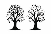 Elegant Tree Silhouette Bundle, an Illustration by Designs_River (Thumbnail 7 of 9)