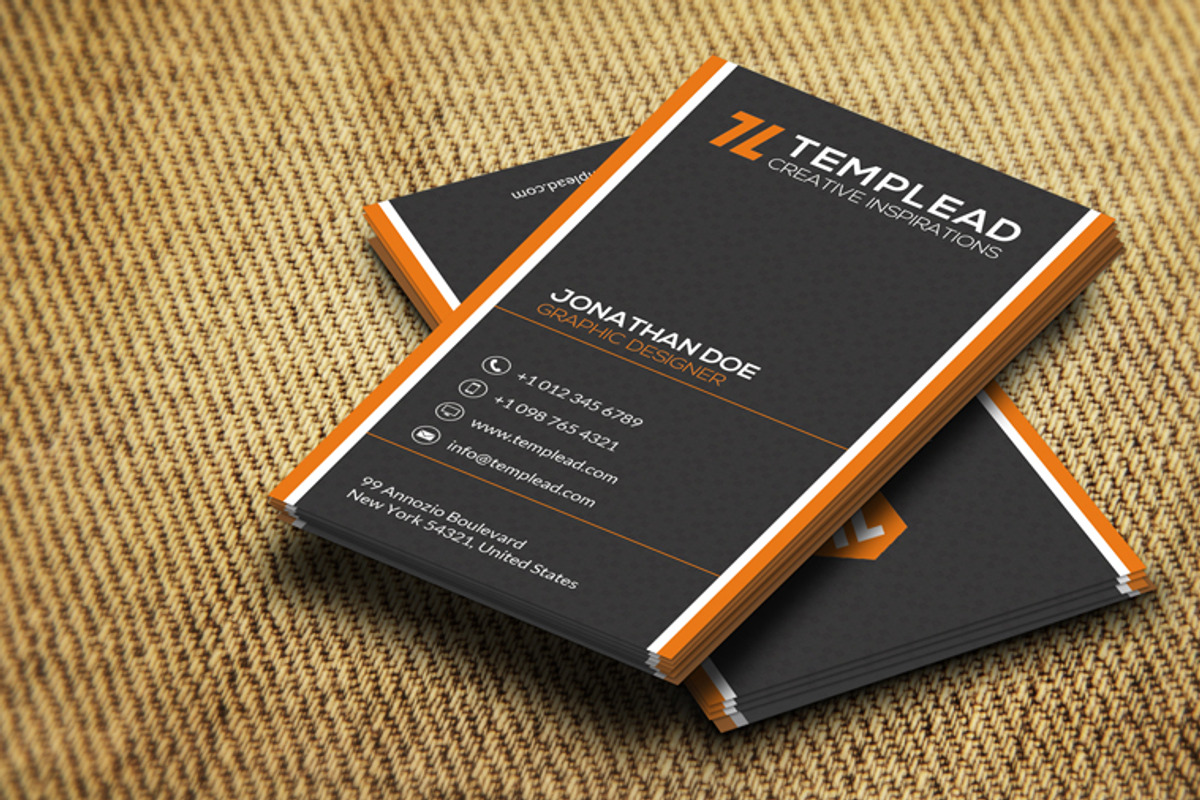 Corporate Business Card CM147, a Business Card Template by annozio (Photo 2 of 4)