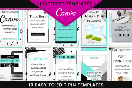Canva Pinterest Templates