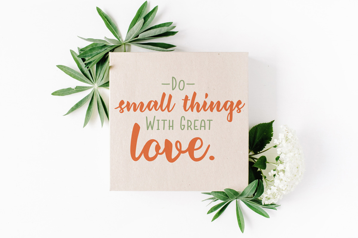 Jazzling - Script & Sans Font Duo, a Script Font by milenabdesign (Photo 11 of 13)