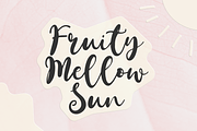 Fruity Mellow Sun, a Script Font by Epiclinez (Thumbnail 1 of 5)