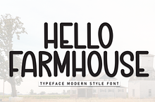 Hello Framhouse | Script Font