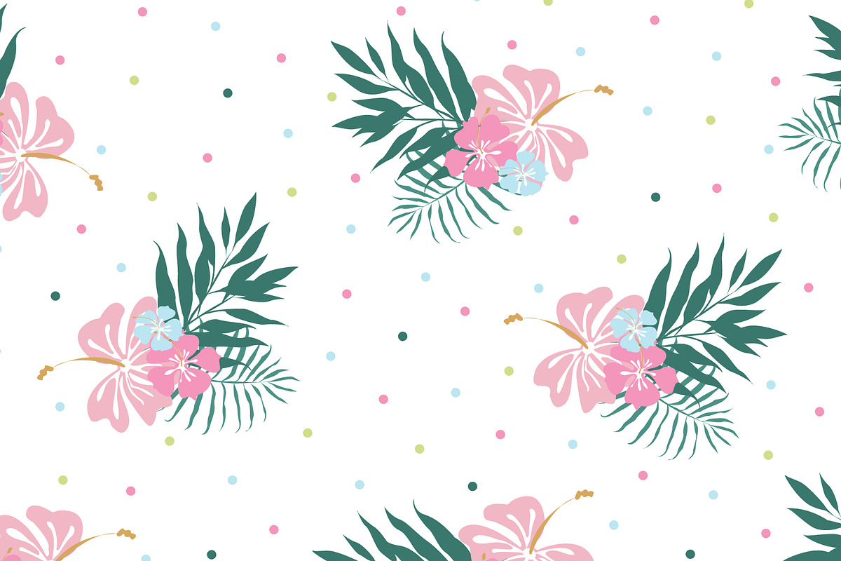 Hawaii seamless pattern set, a Pattern Graphic by narinadraban (Photo 4 of 9)