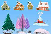 Vector winterland collection, an Animal Illustration by SHMEL_Studio (Thumbnail 9 of 10)