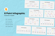 6 Point Infographic Google Slides, a Presentation Template by Antstheme (Thumbnail 1 of 3)