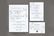 Minimal Wedding Invitation Suite, a Templates & Theme by Elegant_Studio44 (Thumbnail 1 of 4)